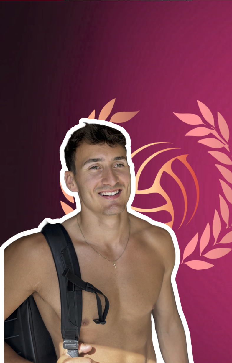 Portrait inside phone screen